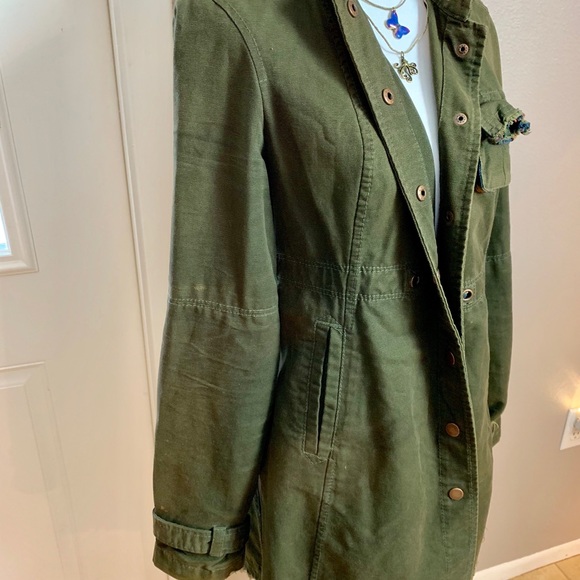 FREE PEOPLE Brown Duster Jacket - Picture 2 of 8